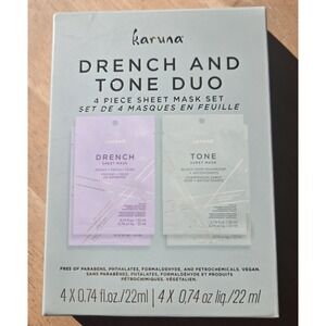 Karuna Drench and Tone Duo 4 Piece Sheet Mask Set